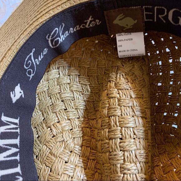 NWT Peter Grimm Hat ‘True Character’ Straw Hat One Size Fits - Picture 7 of 8